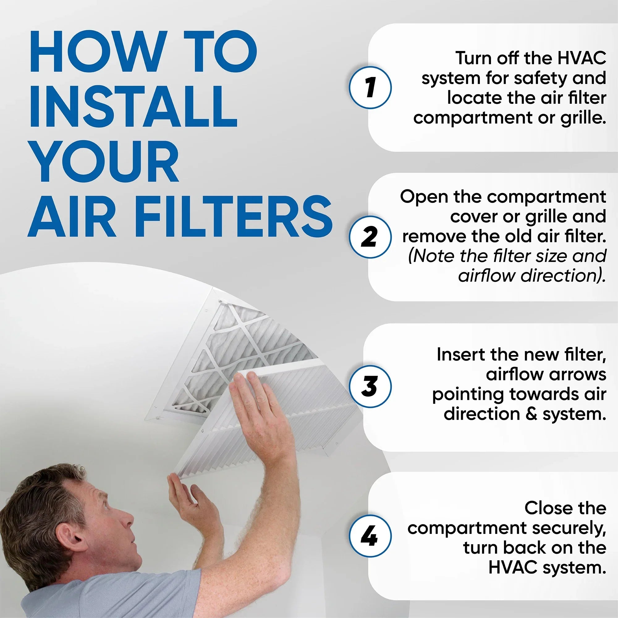 12x24x4 MERV 13 Pleated AC Furnace Air Filters by Glasfloss Industries. 4 Pack