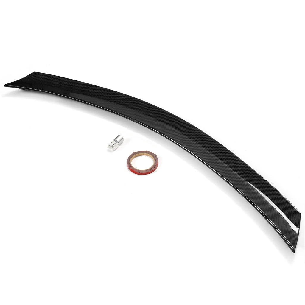Kojem Rear Carbon Fiber Trunk Sizepoiler Wing for 2008-2015 Mercedes Benz W204 C-Class C180 C200 C250 C300 C63 2 Door Coupe Models