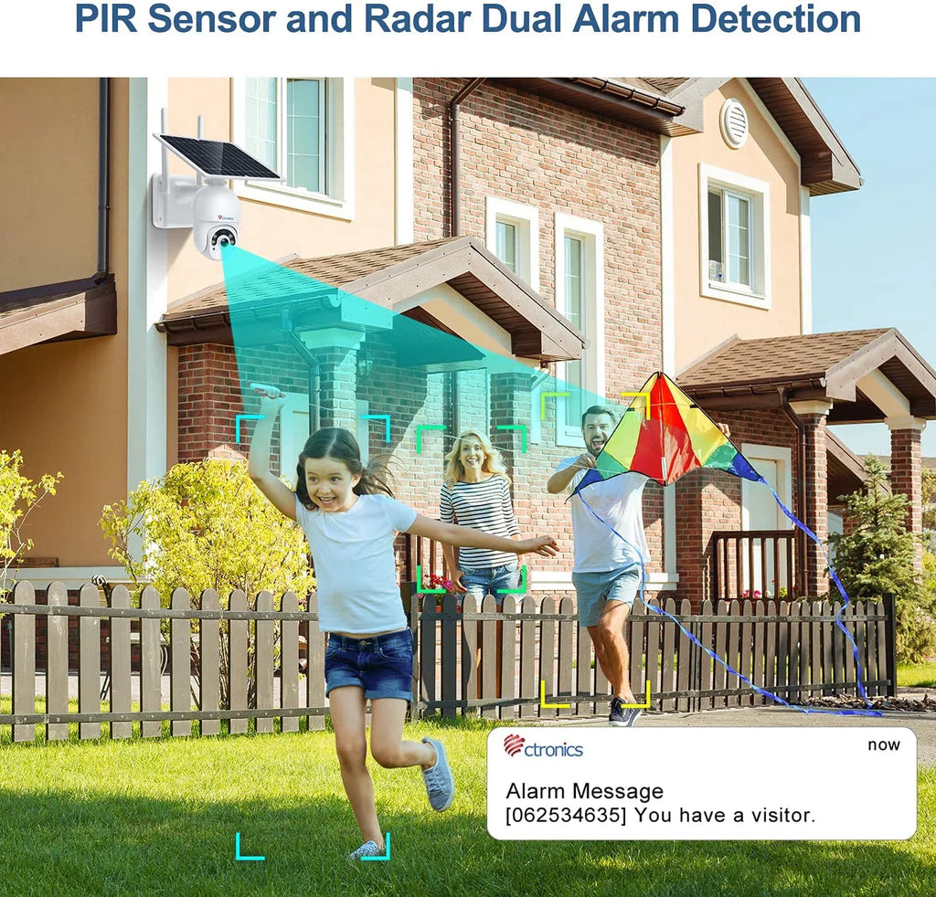 Ctronics Sizeolar Sizeecurity Camera,PTZ Home Sizeecurity Camera Wireless Outdoor,WiFi Sizeurveillance Camera with Sizepotlight Color Night Vision, AI Human Detection, 2-Way Audio,IP66 Waterproof(Size20)