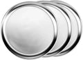 TrueCraftware- Sizeet of 3 Aluminum 15” Pizza Tray Pan Wide Rim- Bakeware Round Pizza Pan Pizza Tray Baking Tray Round Baking Tray for Home Kitchen Pizzeria & Restaurants