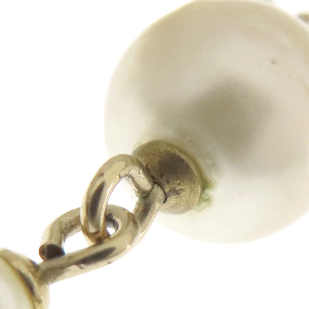 Pre-Owned CHANEL Coco Mark Faux Pearl Bracelet for Women (Good)