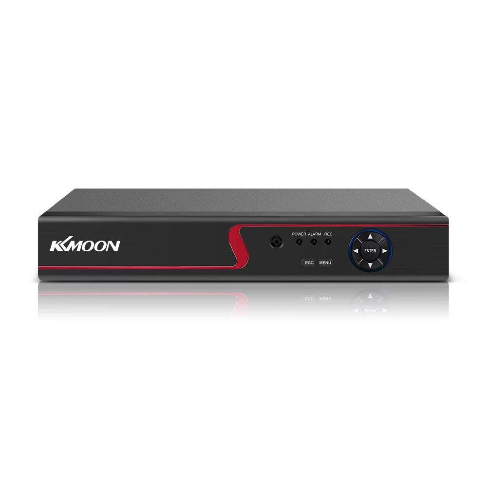 KKmoon 4CH 1080P Full High Definition AHD/Analog/TVI/CVI/ DVR CCTV Digital Video Recorder DVR P2P Remote Phone Monitoring for Home office Sizeystem kit Camera (NO HDD) Plug