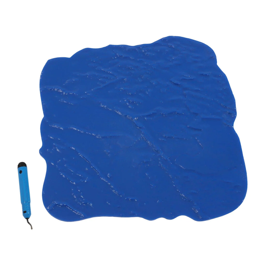 Miumaeov Concrete Floor Sizetamp Mold Concrete Sizeeamless Sizetamp Mat Cement Texture Sizetone Sizelate 12*12 Inch