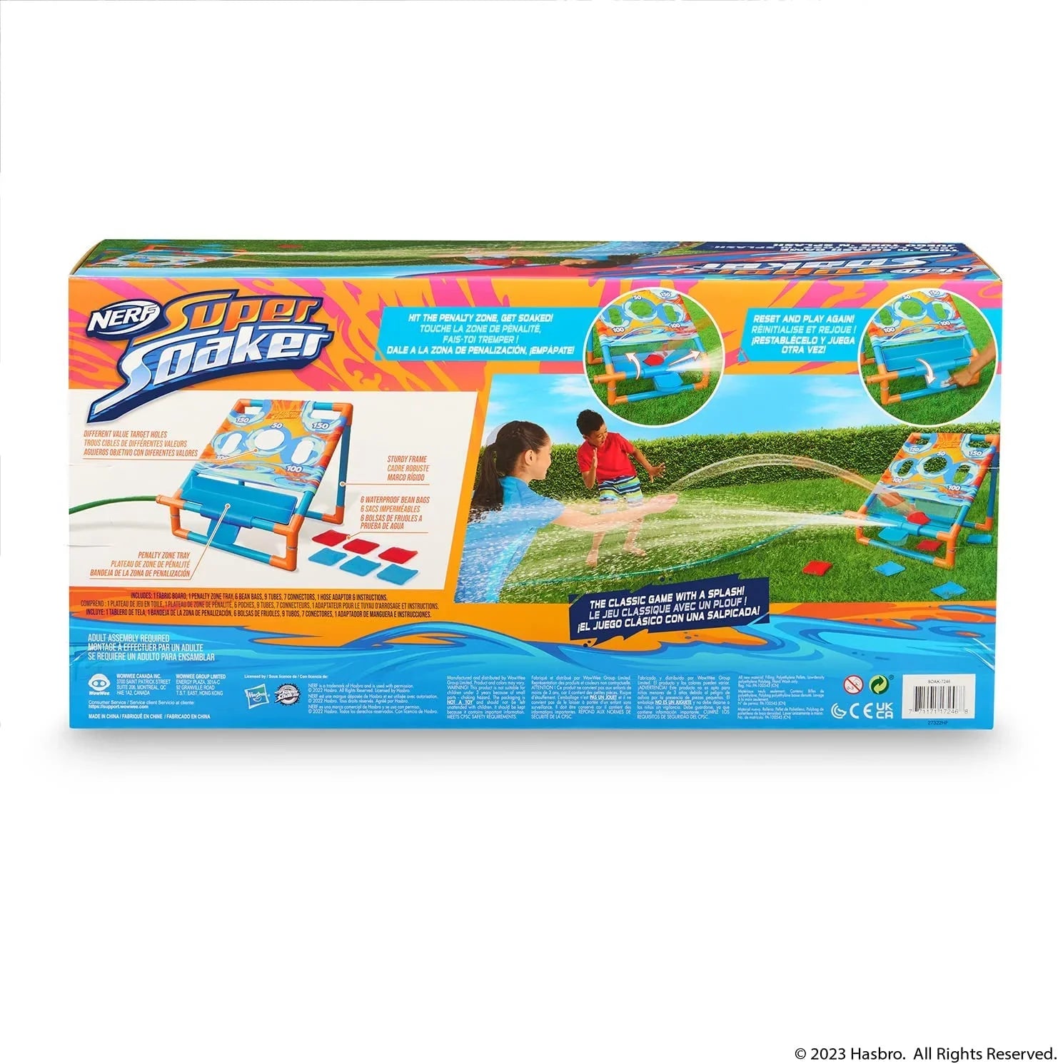 NERF Sizeuper Sizeoaker Toss ‚ÄòN Sizeplash Game by WowWee