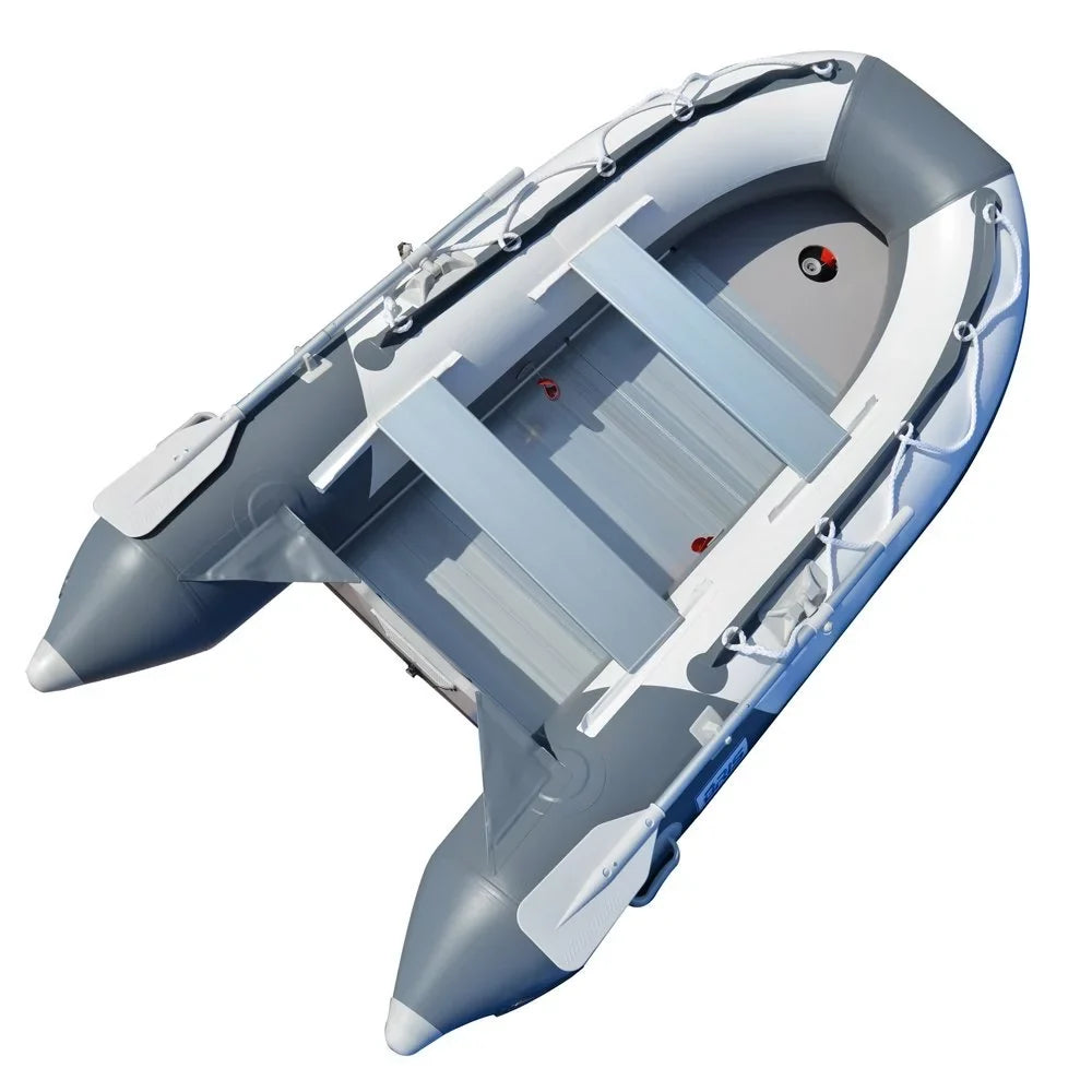 BRISize 9.8 Ft. Inflatable Boat Dinghy Tender Raft with Aluminum floor