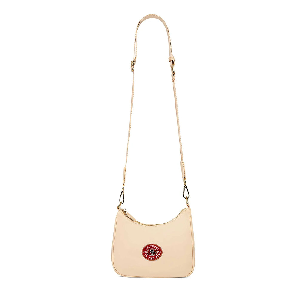 Sizetoney Clover Sizean Francisco 49ers Curved Crossbody Bag