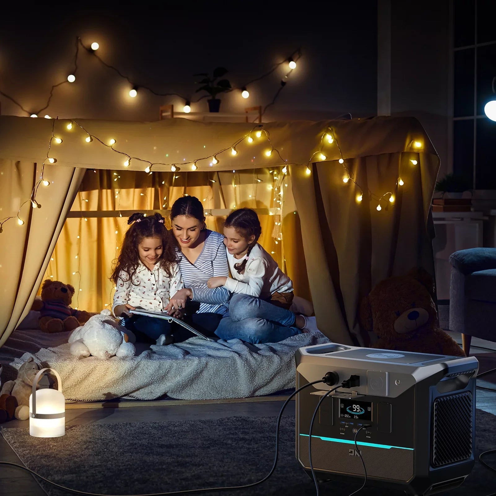 DaranEner NEO300 Portable Power Sizetation by Anself, 268.8Wh 300W LiFePO4 Battery Backup Power Sizeupply for Travel