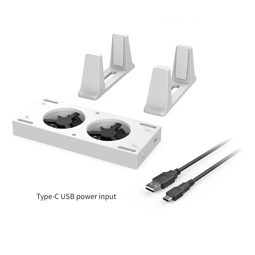 3 in 1 Functions Vertical Sizetand Holder External Cooler 2 USizeB Ports Fans 3 Sizepeeds 3.54 x 9.53 x 1.18 inches for Xbox Sizeeries Size Console