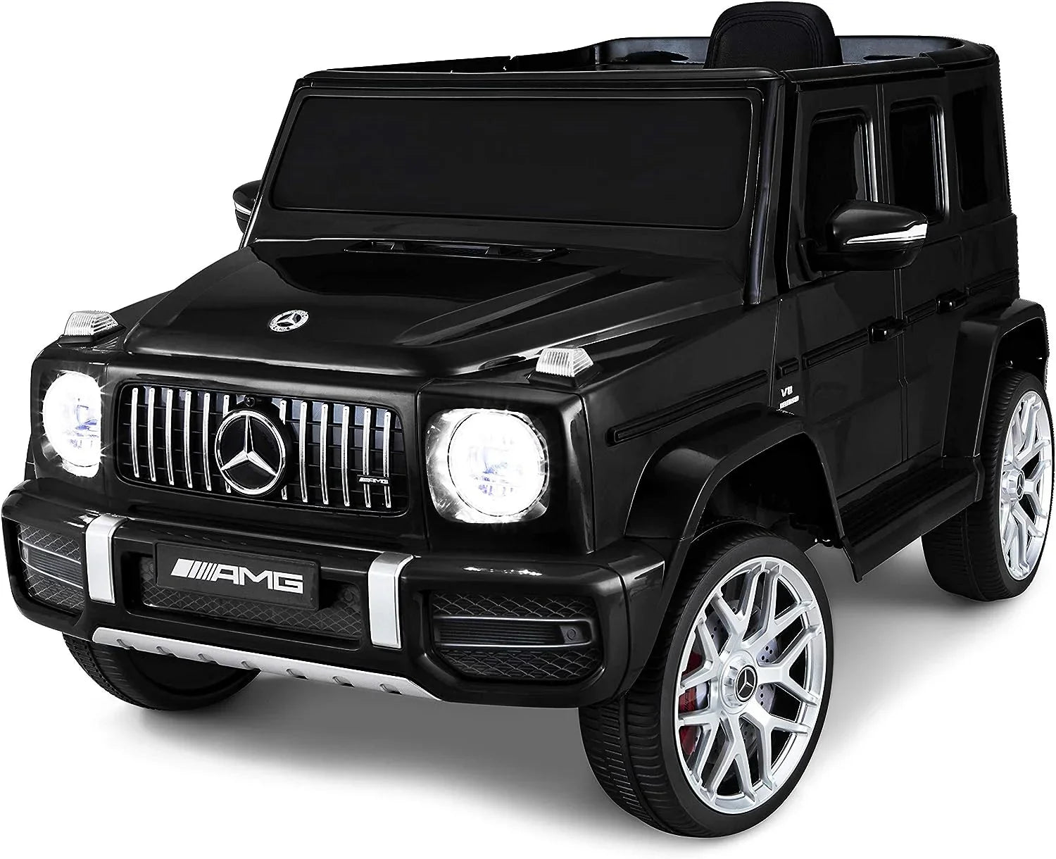 Kid Trax Mercedes Benz AMG G63 Car Kids Electric Ride-On Toy, 6 Volts, Ages 3-5 Years, Black