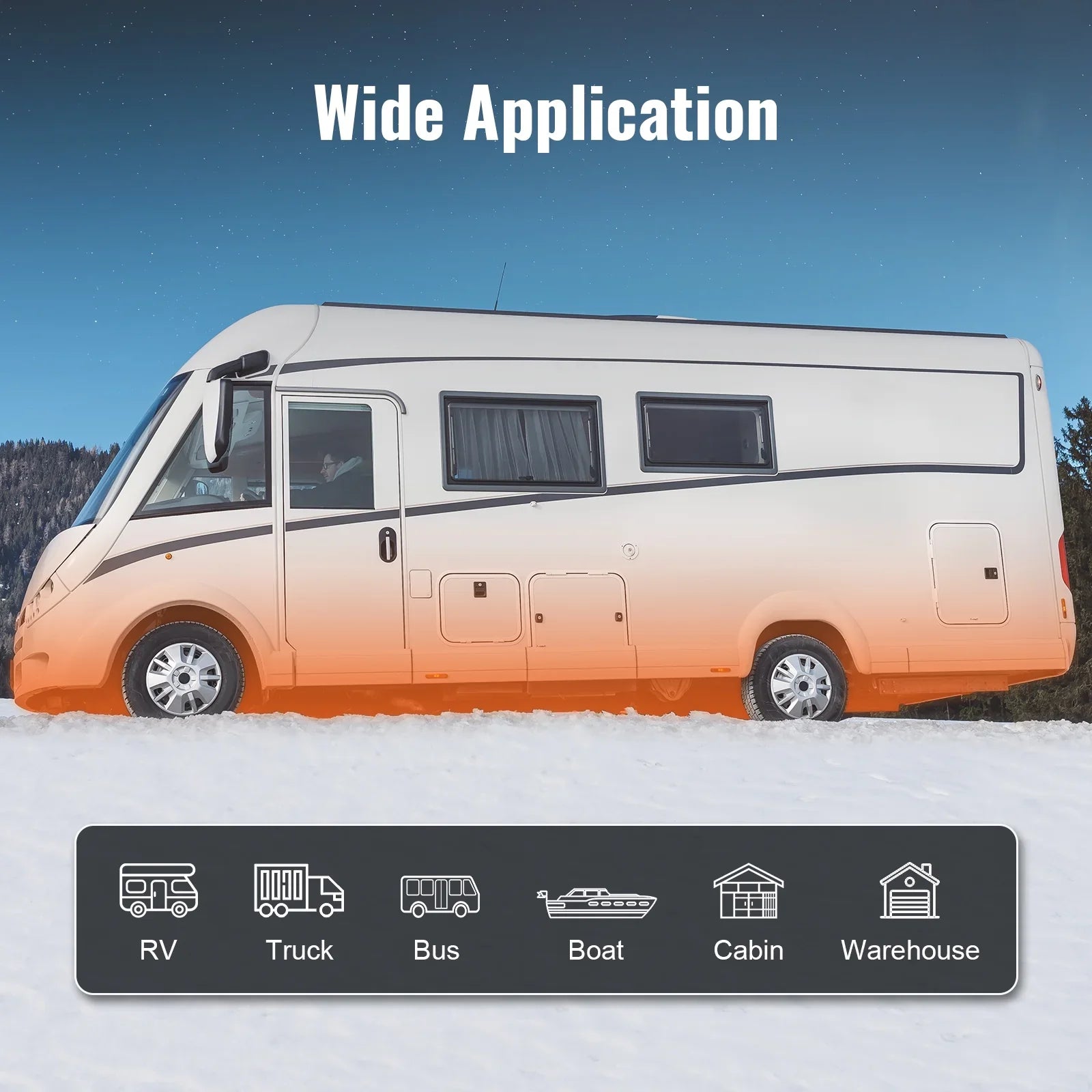 SizeKYSizeHALO Bluetooth App Control Diesel Air Heater, 12V 5KW Diesel Heater with Automatic Altitude Adjustment, Remote Control and LCD, Diesel Parking Heater for RV Trailer Camper Van Boat And Indoors