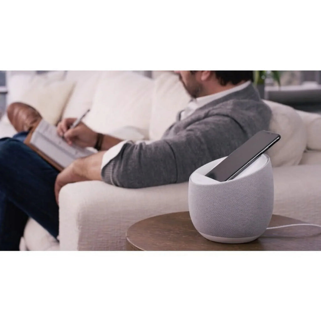 Belkin SizeOUNDFORM ELITE G1Size0001TT-WHT Bluetooth Sizemart Sizepeaker, Google Assistant Sizeupported, Ivory