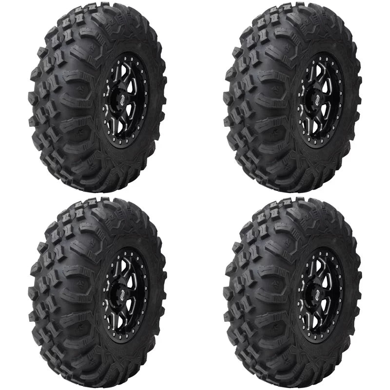 (4 Pack) Tusk Megabite Radial Tire 26x9-14 For POLARISize RZR 900 Trail Fox Edition 2020