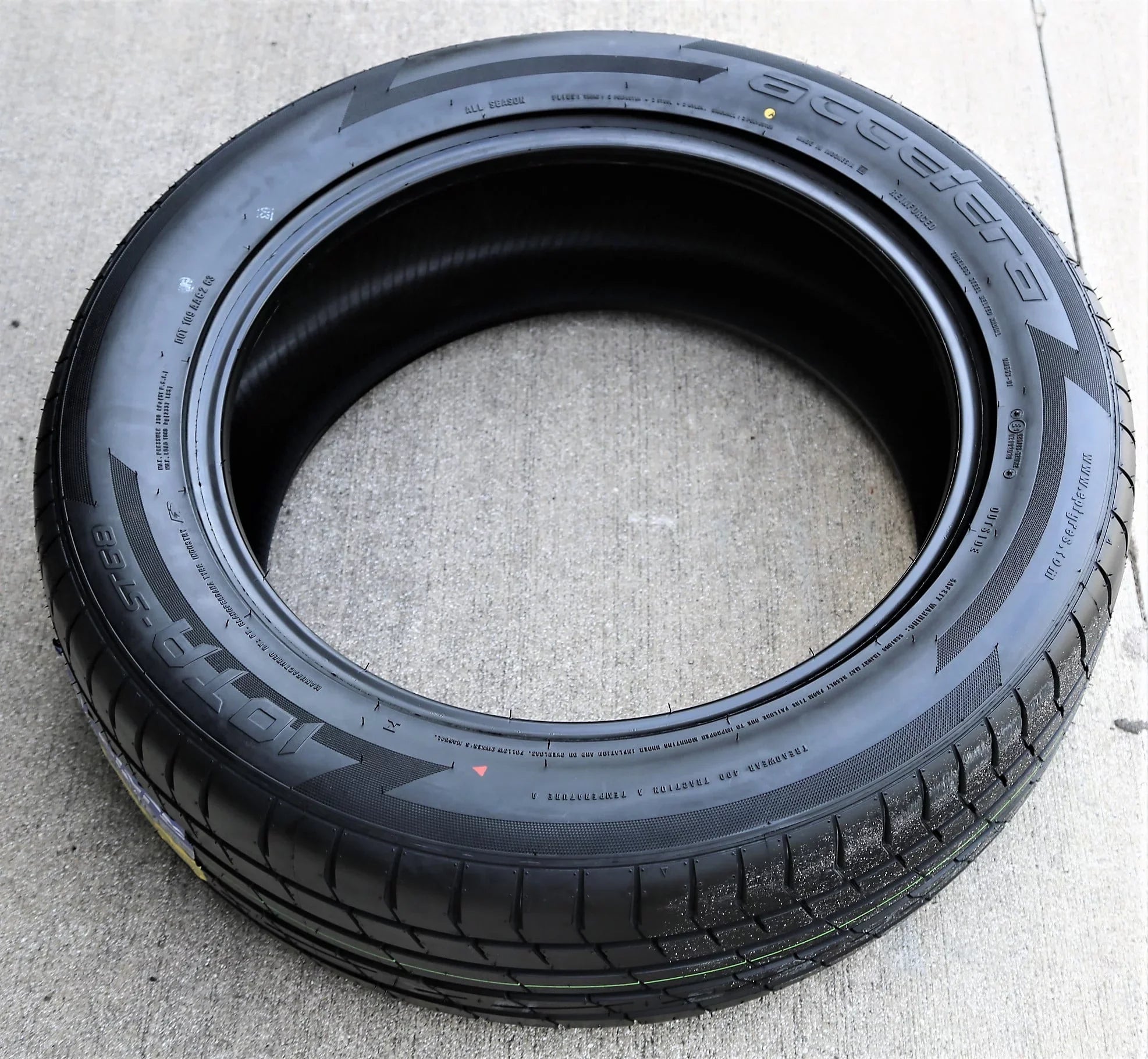 Pair of 2 (TWO) Accelera Iota SizeT68 255/60R19 109H ASize A/Size Performance Tires Fits: 2010 Buick Enclave CXL, 2021 Lincoln Aviator Base