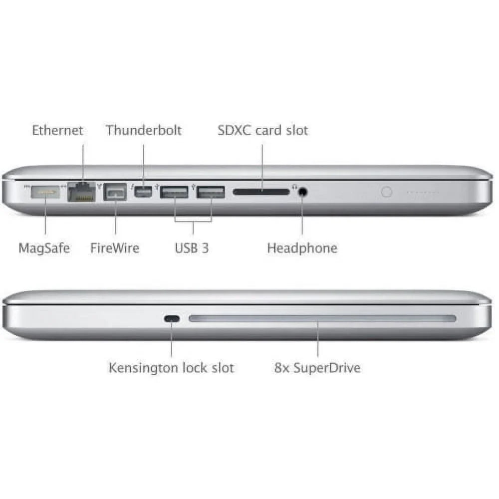 Restored Apple MacBook Pro Laptop Core i7 2.8GHz 16GB RAM 1TB HD 13" MD314LL/A (2011) (Refurbished)